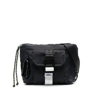 A.P.C. A. p.c. Logo-patch Belt Bag