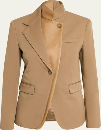 TWP The Double Take Blazer in Trench Chino Twill