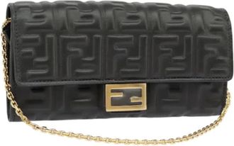 Fendi Pre-owned portafogli di tela - - Pre-owned - Donna - Nero - ONE SIZE