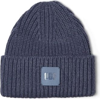 UGG Chunky Rib Beanie Beanies Dark Wave, Acrylic/Nylon/Wool