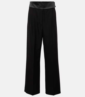 Stella McCartney Pantaloni da smoking in lana