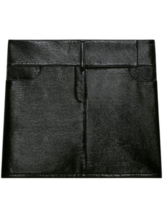 Courrèges Vinyl Mini Skirt