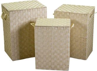 Vacchetti Vacchetti - Caja De Poli&eacute;ster Crema Forrada 1-3 Rectangular 40x30x55 Cm