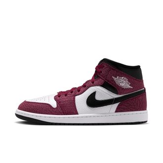 Nike Jordan Mens Air Jordan 1 Mid SE Shoes in Red | IQ5493-600