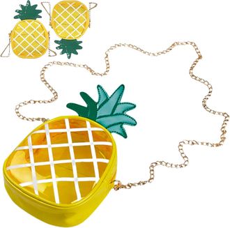 Generic Pineapple Bags for Women, 2026 Adjustable Cute Pineapple Handbags, Fashionable Handbags and Purses for Women (1PC-Ananas)
