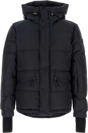 Moncler Blue Quilted Hood Jacket