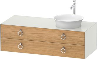 Duravit Duravit - Tulip Blanco, Mueble De Ba&ntilde;o Colgado En La Pared, Ancho