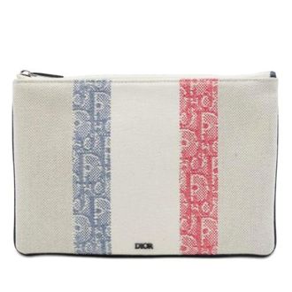 Dior Pre-owned Canvas dior-bags - Dames - Pre-owned - Beige - Maat: ONE Size