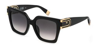 Furla SFU878 0700 Mens Sunglasses Black Size 52