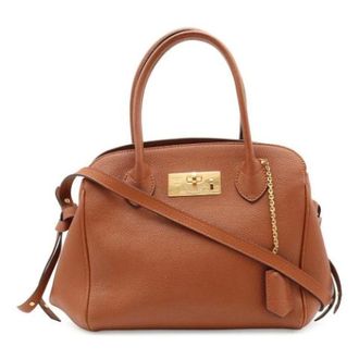 Louis Vuitton Pre-owned Vintage Schoudertas - Dames - Pre-owned - Bruin - Maat: ONE Size Leer