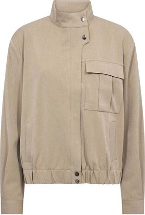 Co'Couture Emina CC Jas - Dames - Zomerjassen - Beige - M - Polyester - Jassen