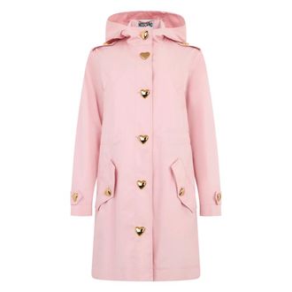 Moschino Lightweight Windbreaker - female - Moschino - Single-Breasted Coats - Pink - S - Coats