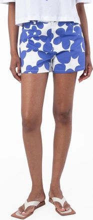 Marni Floral Pattern Cotton Trousers, Brand Size 40 (US Size 8)