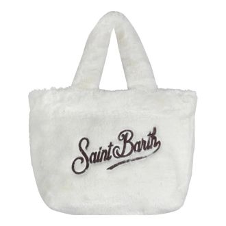 MC2 Saint Barth Shopping Bags, female, White, ONE SIZE, Borsa Colette Soft Fur