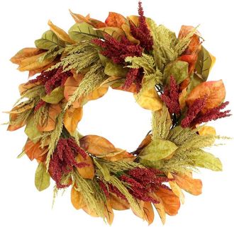 Creative Displays Inc. Handmade Fall Wreath With Hydrangeas & Antique Roses