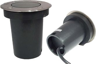 B'S Foco Redondo Caminable Gu10 Para Jard&iacute;n Exterior, Luz De Escal&oacute;n