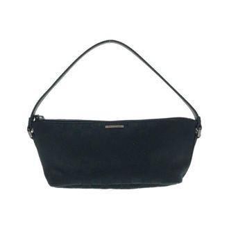 Gucci Black Gg Canvas Pouch (Pre-Owned)