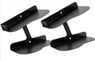 OEM Zapatero De Pared, Estante Flotante Para Zapatos, Expositor De Zapatos De Pared, Negro, 2 Unidades