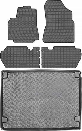 OEM Juego De Alfombrillas De Goma Para Peugeot Partner Kombi (2008-2018) - Alfombrilla Para Maletero