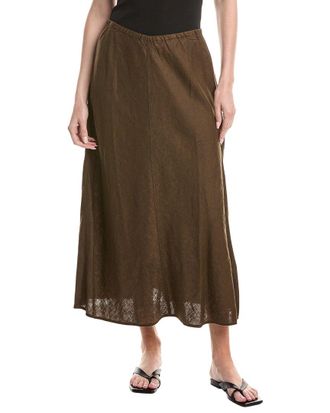 Eileen Fisher Eileen Fisher A-Line Linen Bias Skirt