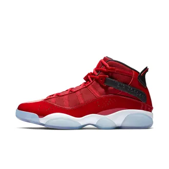 Nike Jordan Mens Jordan 6 Rings Shoes in Red | 322992-601