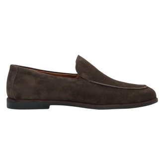 Estro & Luminara Velour Loafers - male - Estro - Loafers - Brown - 9 UK - Shoes