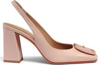 Santoni Schoenen, Dames, Roze, 37 EU, Elegant Slingback Pumps
