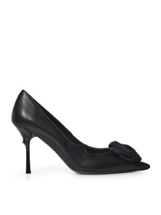 Roger Vivier Rose Vivier Leather Pumps