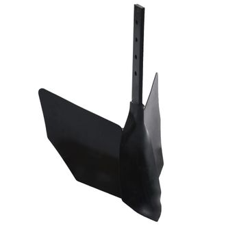vidaXL Accesorio Para Arado De Metal Negro Vidaxl