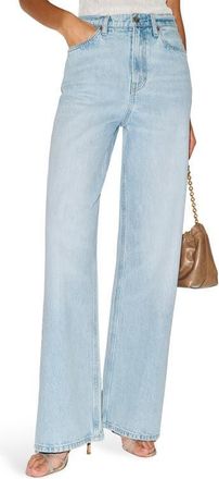 Reformation Cary Slouchy High Rise Wide Leg Jeans in Dory at Nordstrom, Size 23
