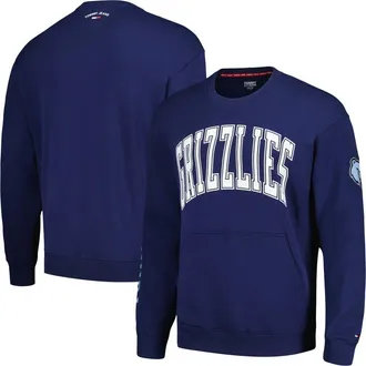 Tommy Jeans Mens Tommy Jeans Navy Memphis Grizzlies Henry Pullover Sweatshirt at Nordstrom, Size X-Large