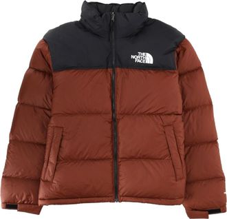 The North Face Brown Color Block High Neck Jacket