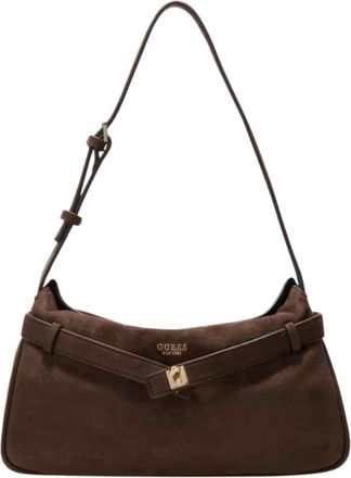 Guess Tassen, Dames, Bruin, ONE Size, Ella Schoudertas