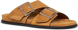 Alohas Womens Tan Suede Alba Sandals Leather