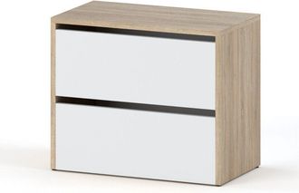 OEM Zapatero Sonoma Roble Blanco 60 Cm