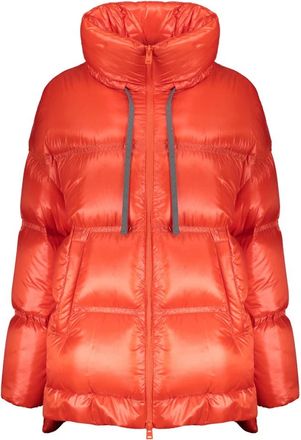 Herno Donsjas met opstaande kraag - Dames - Gewatteerde jassen - Rood - L - Jassen