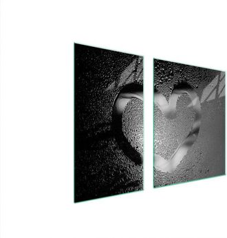 OEM Placa Protectora De Vidrio Para Estufa 90x52 Coraz&oacute;n