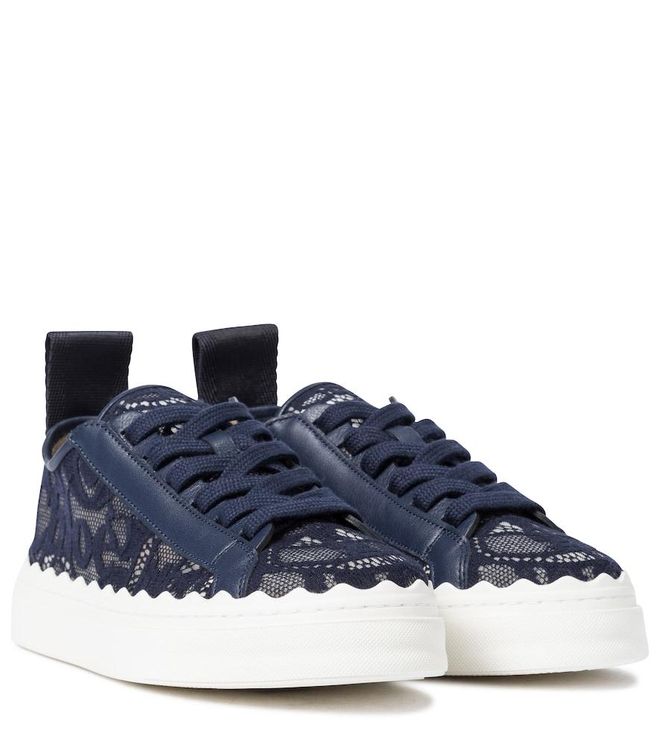 Chlo&eacute; Lauren lace sneakers
