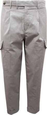 PT01 Carrot Fit Cargo Broek - Heren - Slim Fit Broeken - Grijs - W46 - Broeken