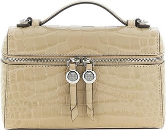 Tory Burch Beige Romy Slim Mini Crossbody Bag