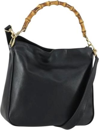 Gucci Pre-owned Handbags, female, Black, Size: ONE SIZE Pre-owned Vintage Handbag