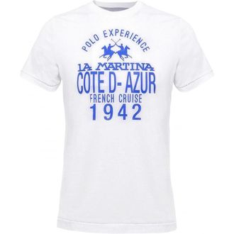 La Martina Tops, Dames, Wit, M, Classic T-Shirt