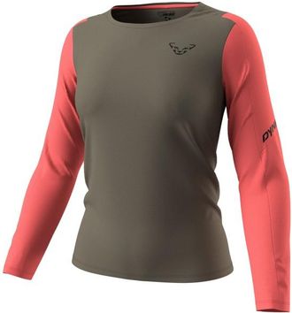Dynafit Transalper L/S Tee Funktionsshirt f&uuml;r Damen | rot