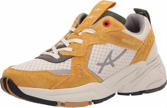 Mephisto Womens Dynamic Trainer Sneakers In Sunflower/turtledove