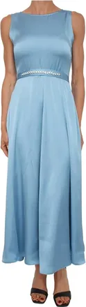 Marella Kleedjes, Dames, Blauw, L, Polyester, Abito Azzurro