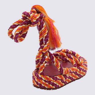 Isabel Marant Womens Sandals Orange _cover Tex Sole Le