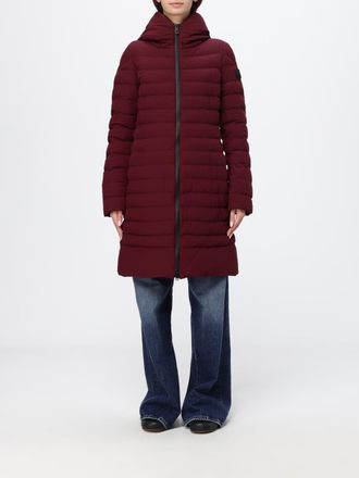 Peuterey Piumino al ginocchio in nylon trapuntato con cappuccio e chiusura a zip