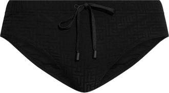 Balmain Costume da bagno con coulisse - Nero