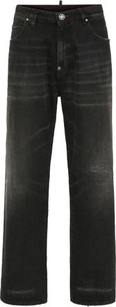 Philipp Plein Jeans Beach Boy Fit Turbo Titan - Nero