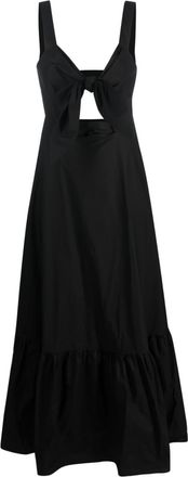 La DoubleJ Peek-a-Boo cut-out maxi dress - women - Cotton - M - Black
